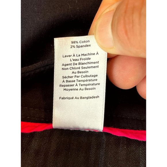 Talbots Womens Perfect Shorts Mid Rise Stretch Summer Casual Solid Black Size 2 - Picture 10 of 10